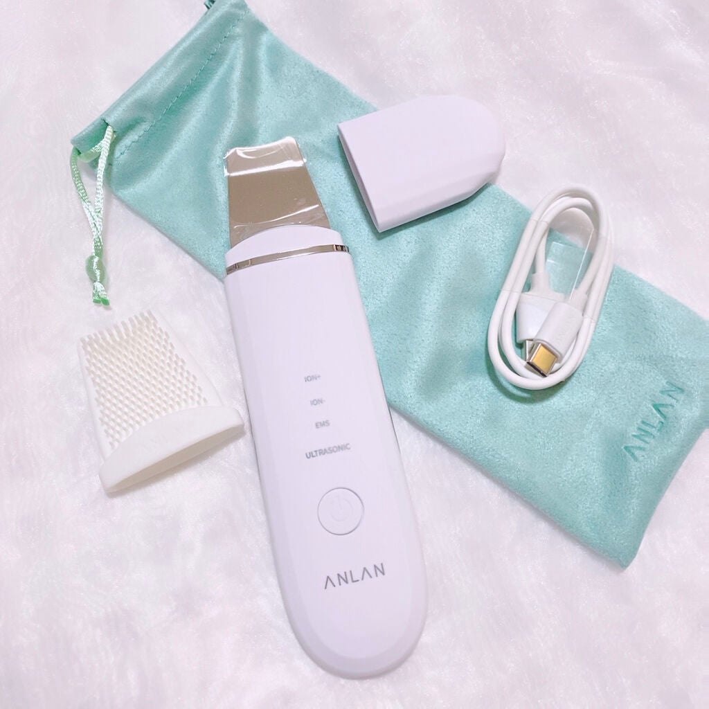 ウォーターピーリング超音波美顔器/ANLAN/美顔器・マッサージを使ったクチコミ(2枚目)