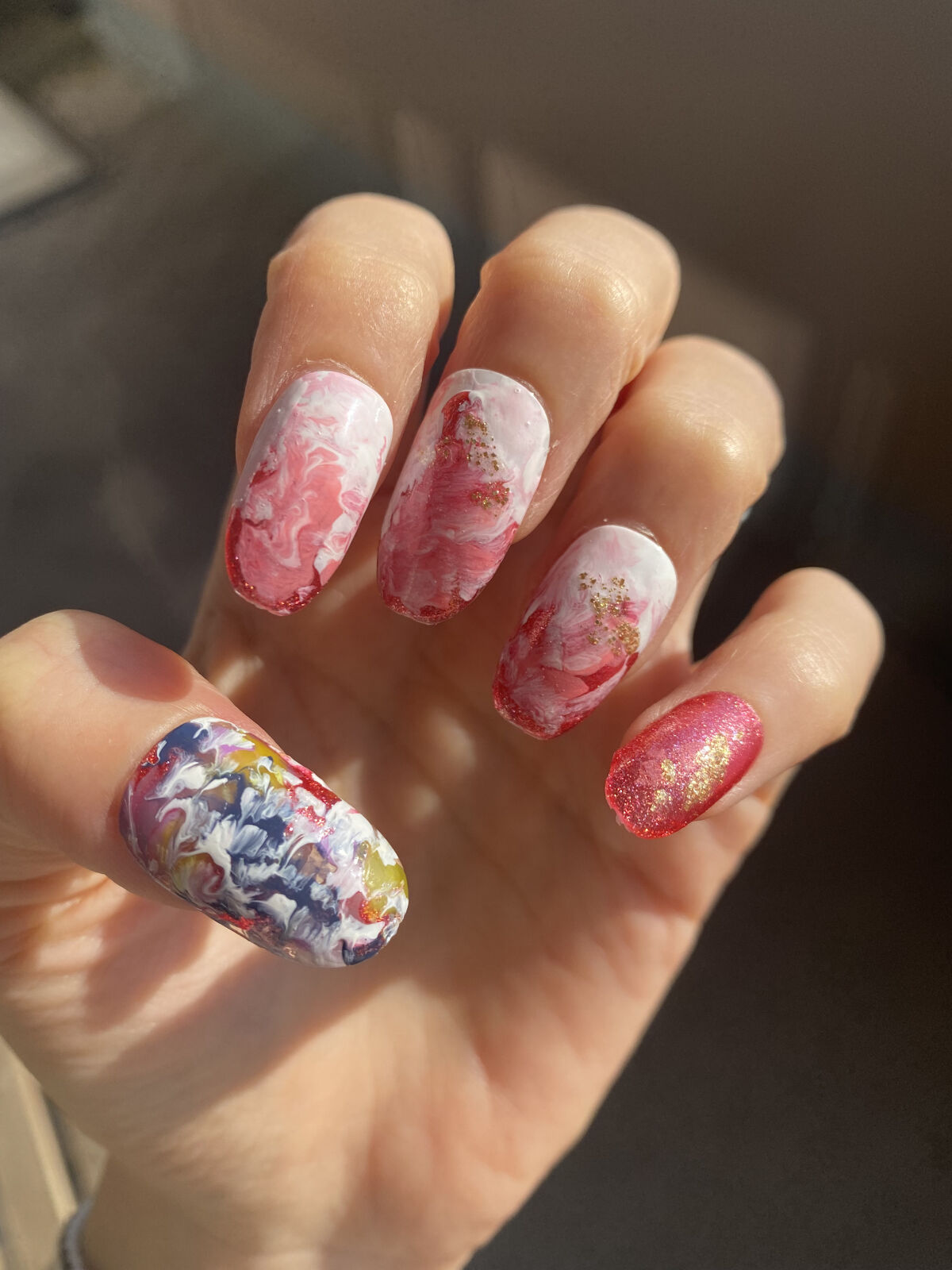 カラフルネイルズ/キャンメイク/マニキュアを使ったクチコミ（2枚目）