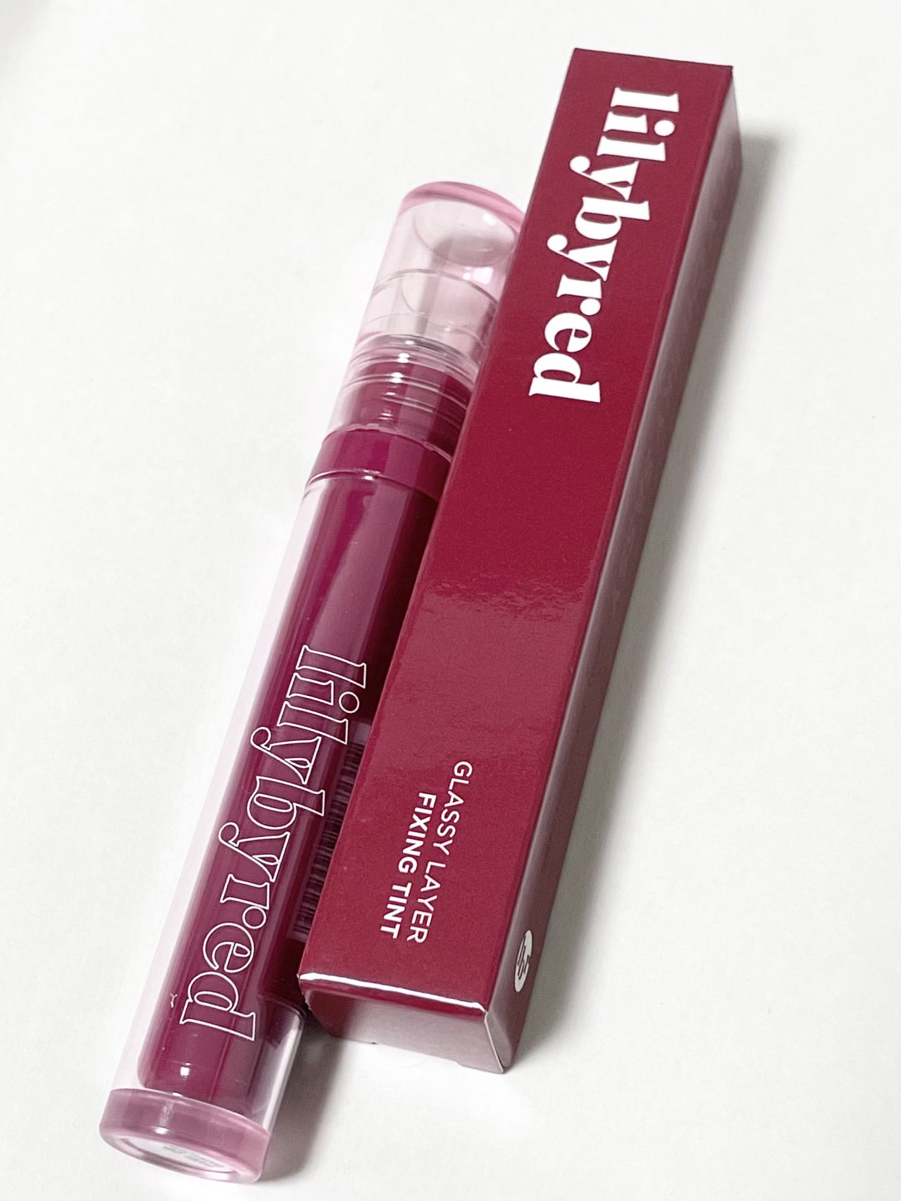 Glassy Layer Fixing Tint 03 #Kill Me Plum/lilybyred/口紅を使ったクチコミ（2枚目）