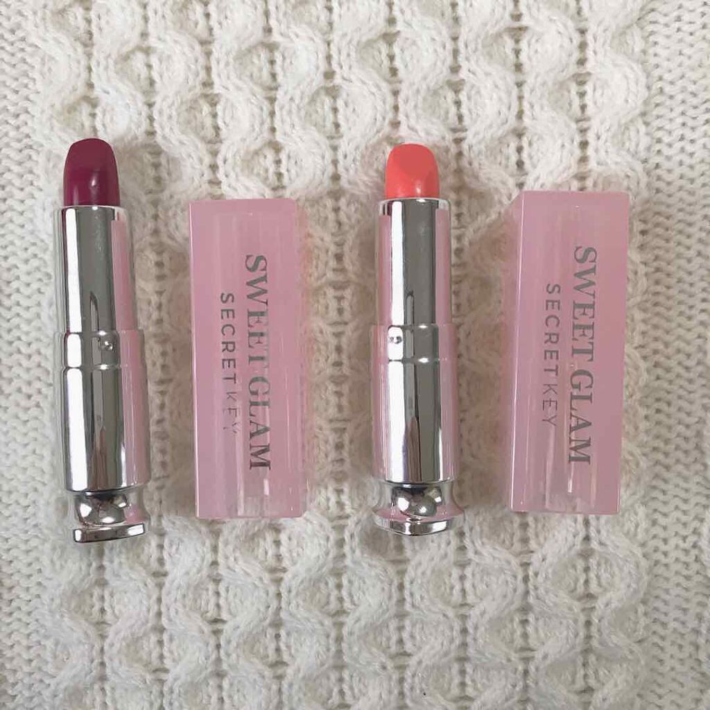 SWEET GLAM TINT GLOW/SECRET KEY/口紅を使ったクチコミ(1枚目)
