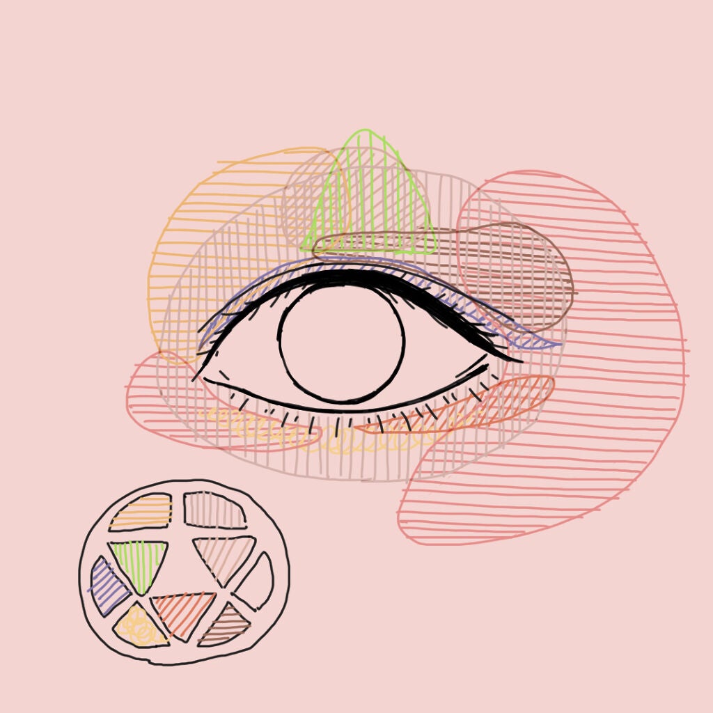 GODDESS 9 EYESHADOW/SUSISU/アイシャドウパレットを使ったクチコミ(4枚目)