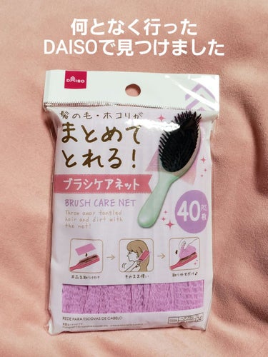 ブラシケアネット/DAISO/ヘアケアグッズを使ったクチコミ（1枚目）