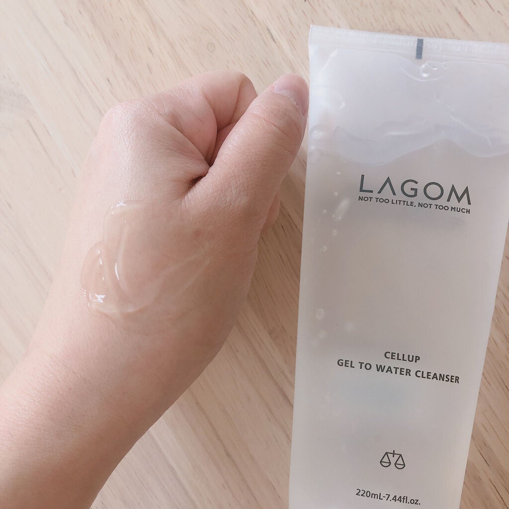 ラゴム ジェルトゥウォーター クレンザー(朝用洗顔)/LAGOM /その他洗顔料を使ったクチコミ(4枚目)