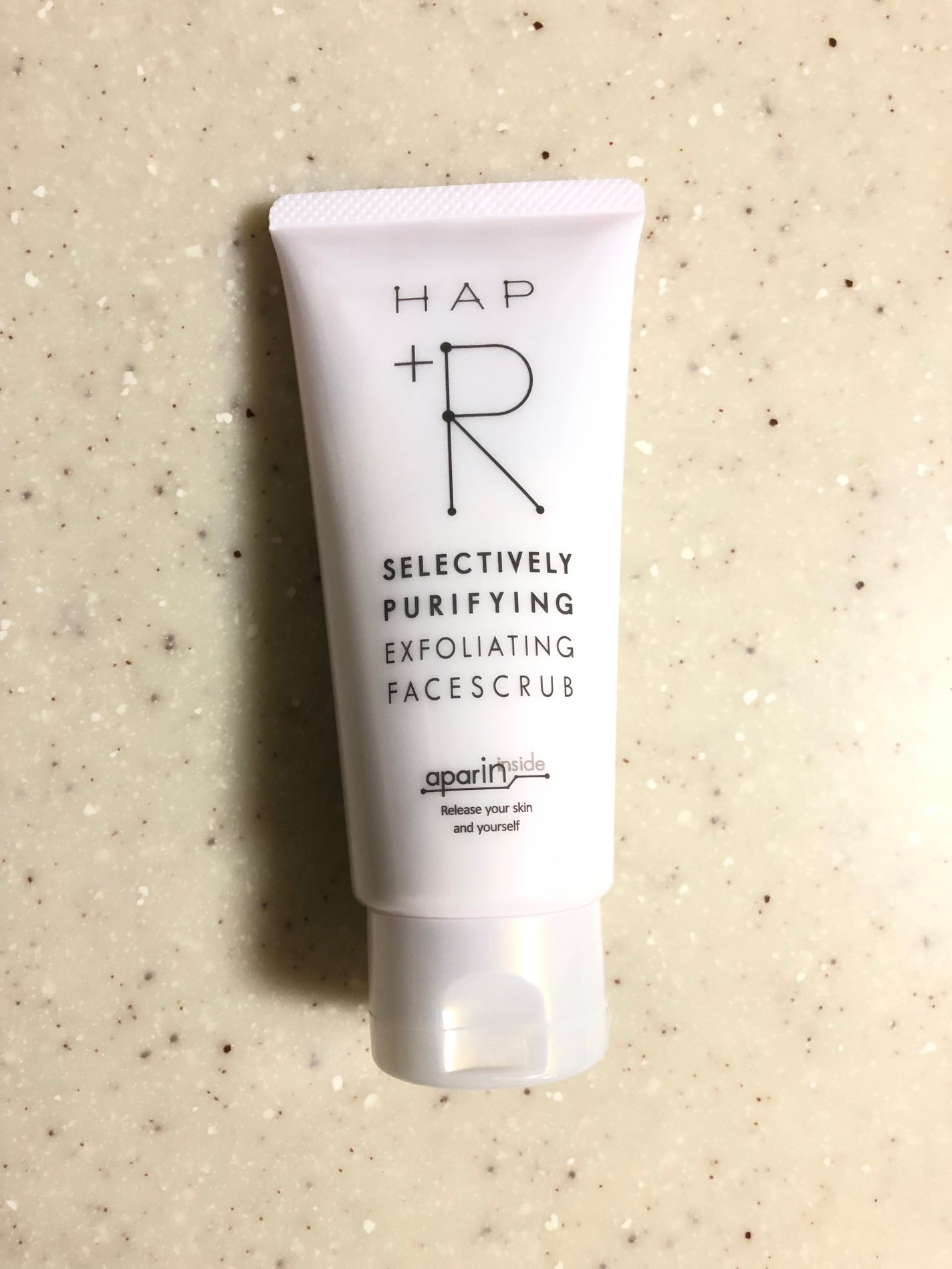 フェイススクラブ /HAP+R/スクラブ・ゴマージュを使ったクチコミ(1枚目)