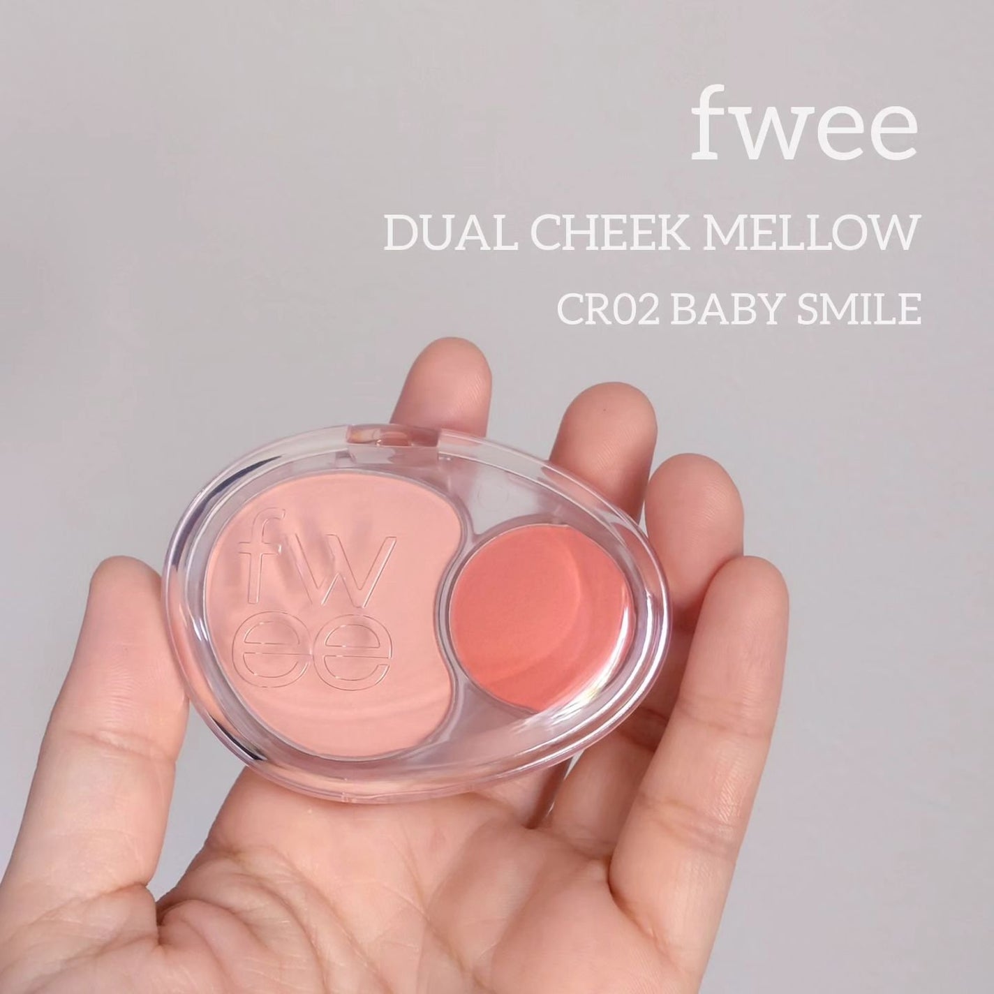 デュアルチークメロウ/fwee/ジェル・クリームチークを使ったクチコミ(1枚目)