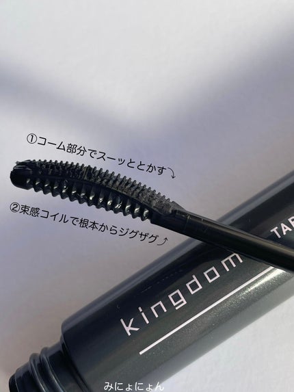 キングダム 束感カールマスカラ/キングダム/マスカラを使ったクチコミ(2枚目)