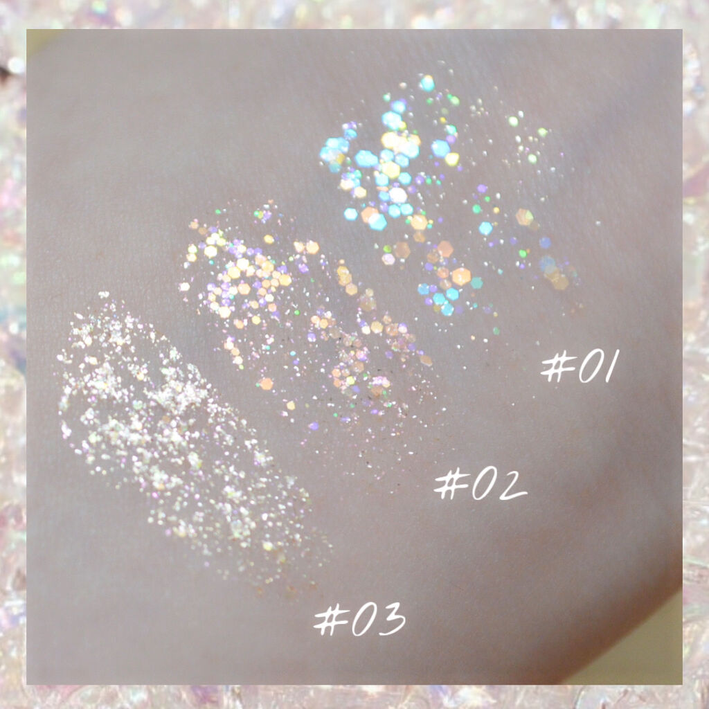 シャイラスティンググリッタージェル/POPSY NOTE/グリッターを使ったクチコミ（2枚目）