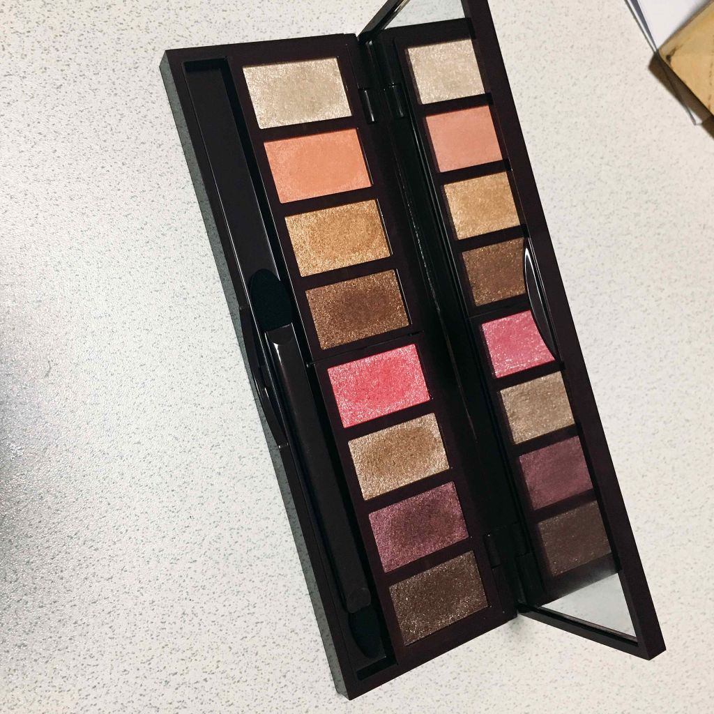 グラマラスヌード アイパレット (クリスマスコフレ 2017)/Visée/メイクアップキットを使ったクチコミ(2枚目)