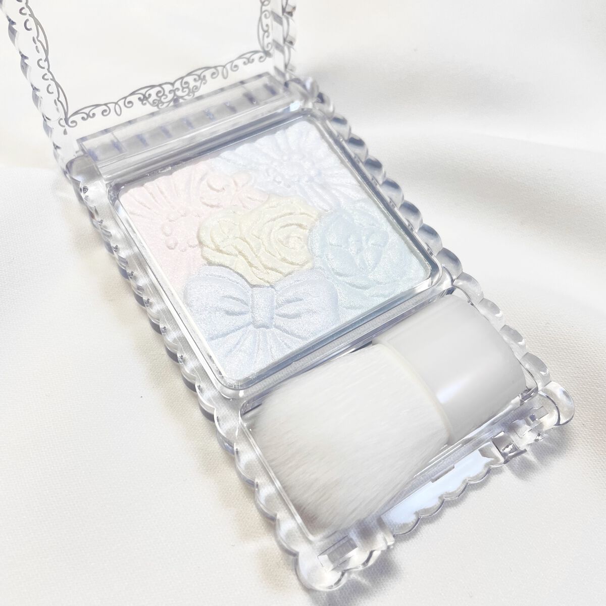 グロウフルールハイライター/キャンメイク/パウダーハイライトを使ったクチコミ(2枚目)