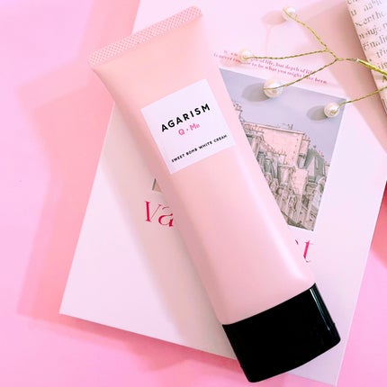 キューミースウィートボムホワイトクリーム/AGARISM/ボディクリームを使ったクチコミ(1枚目)