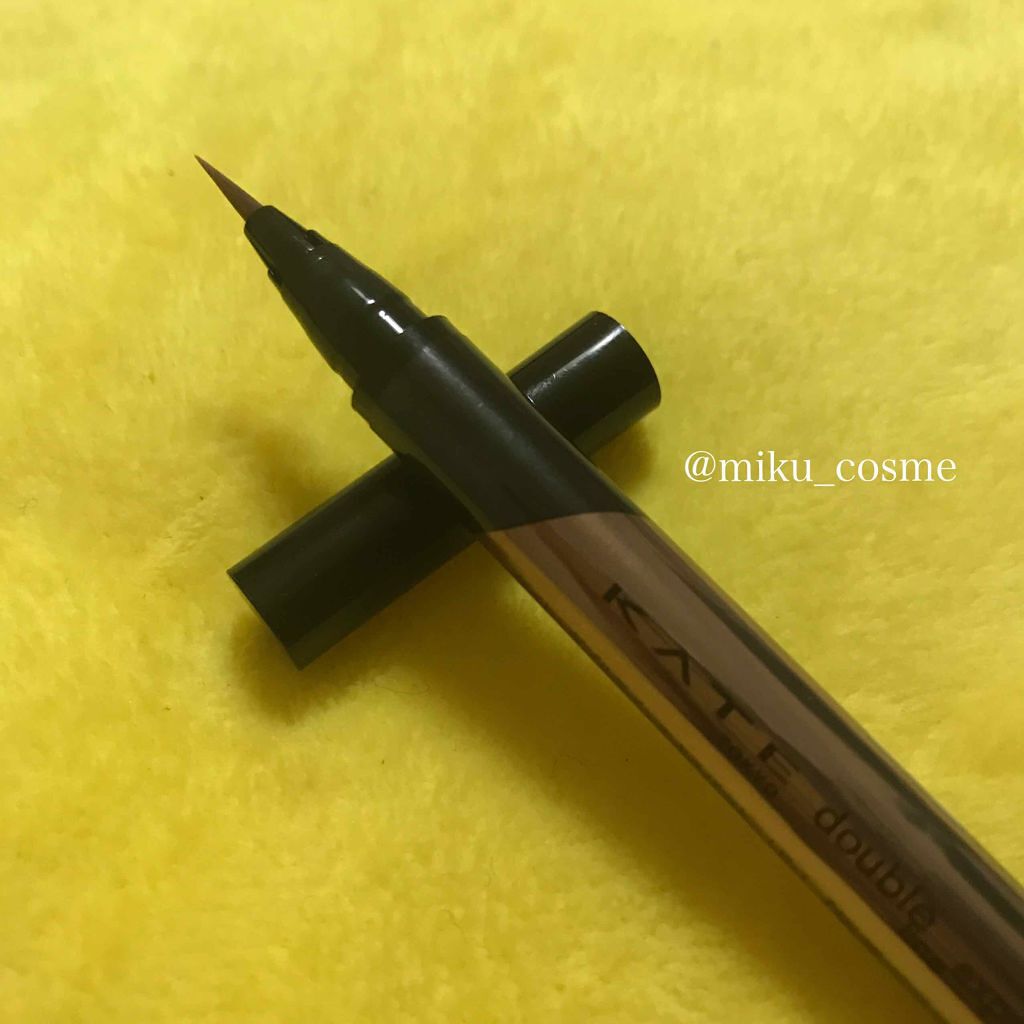 ダブルラインエキスパート/KATE/リキッドアイライナーを使ったクチコミ（2枚目）