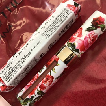 ドルチェシモ マット リキッド リップカラー/DOLCE&GABBANA BEAUTY/口紅を使ったクチコミ（2枚目）