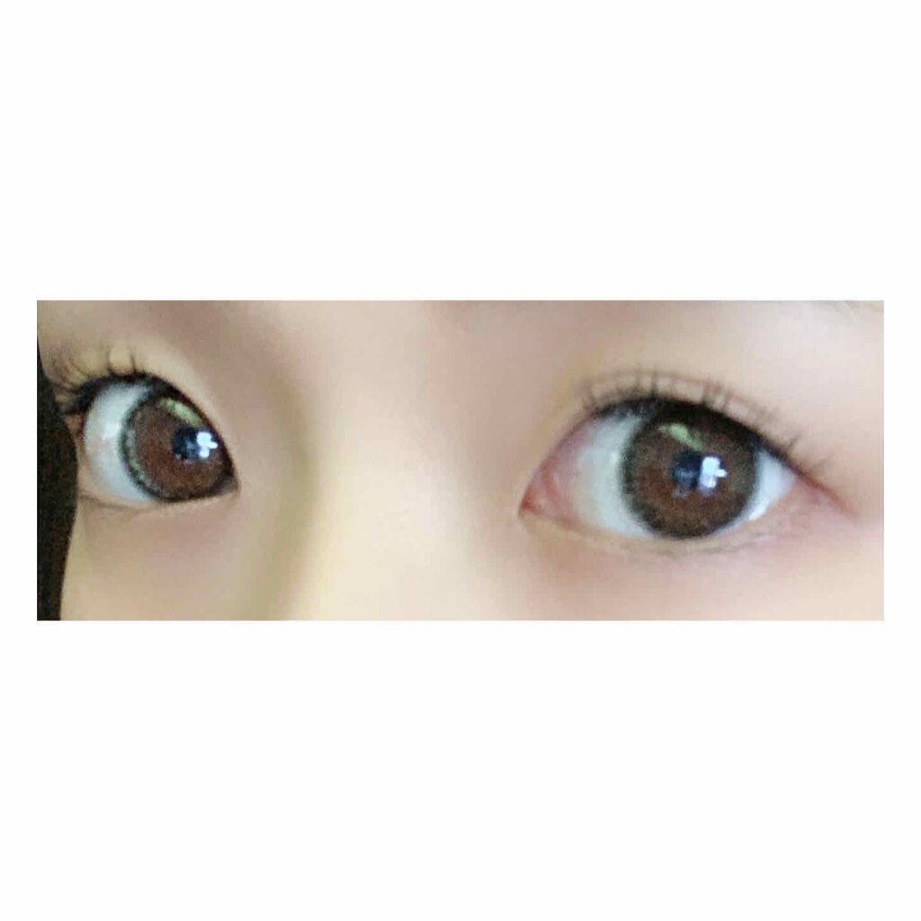 パーツホワイト メルティネイビー/PartsWhite/カラーコンタクトレンズを使ったクチコミ（2枚目）