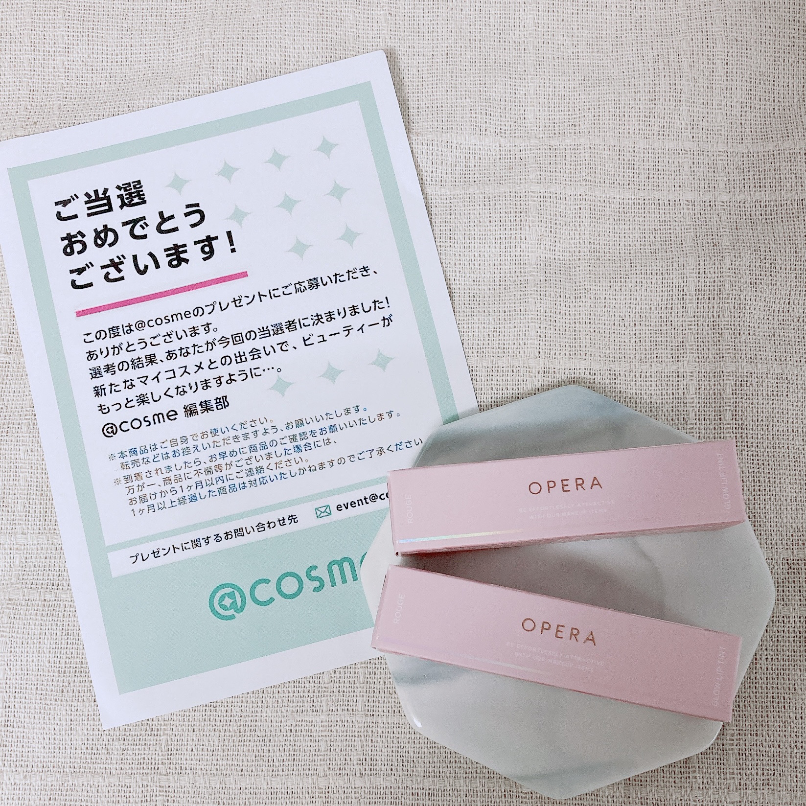 オペラ グロウリップティント/OPERA/リップティントを使ったクチコミ（1枚目）