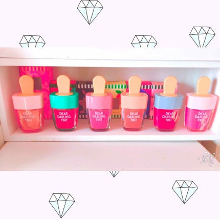 ディアダーリン ウォータージェルティント (アイスティント)/ETUDE/口紅を使ったクチコミ(1枚目)