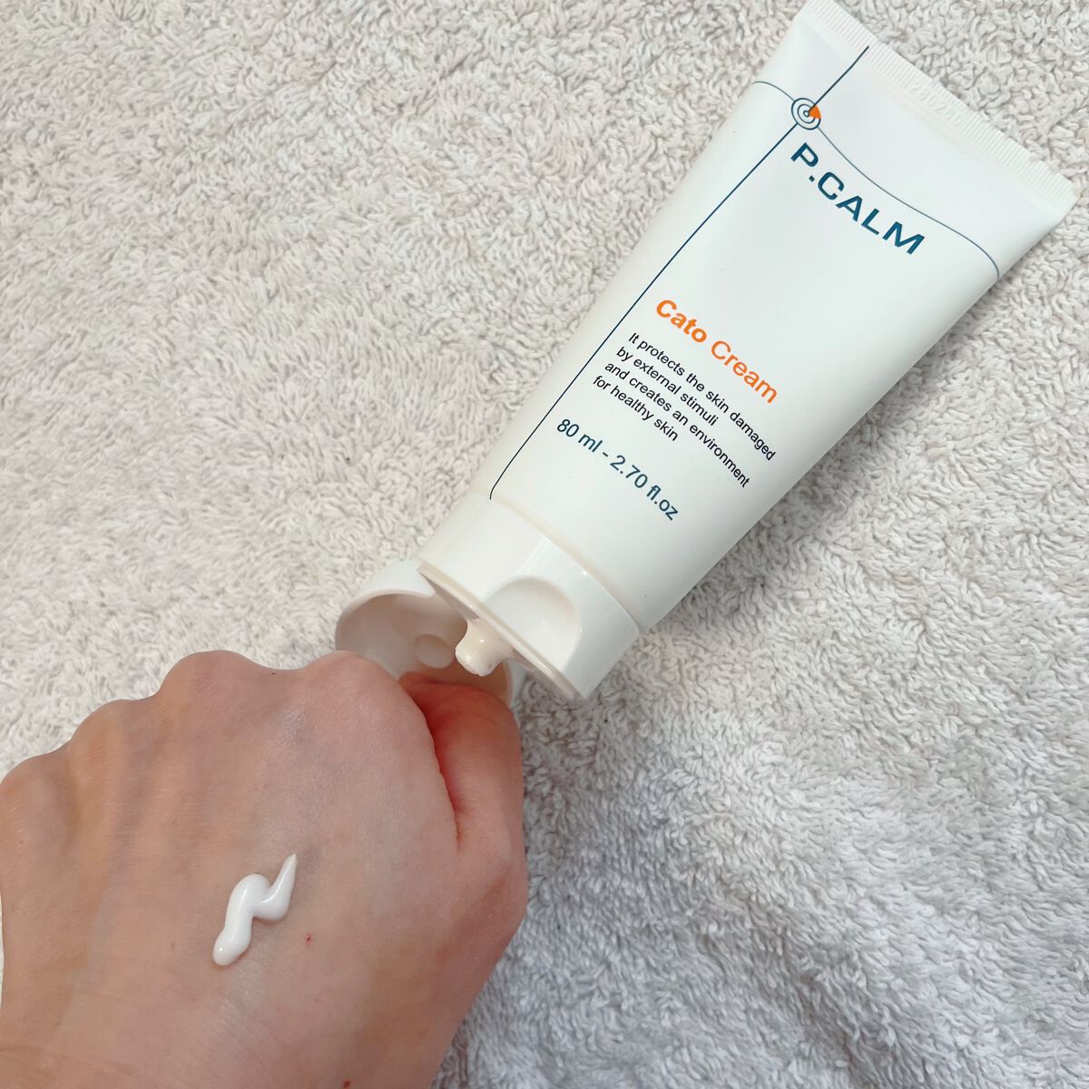 カトクリーム/P.CALM/フェイスクリームを使ったクチコミ(4枚目)