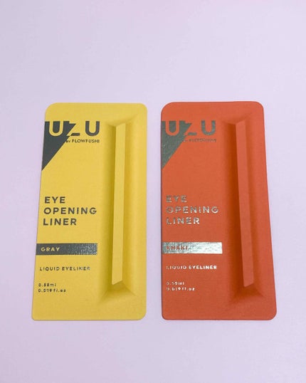 EYE OPENING LINER/UZU BY FLOWFUSHI/リキッドアイライナーを使ったクチコミ(2枚目)