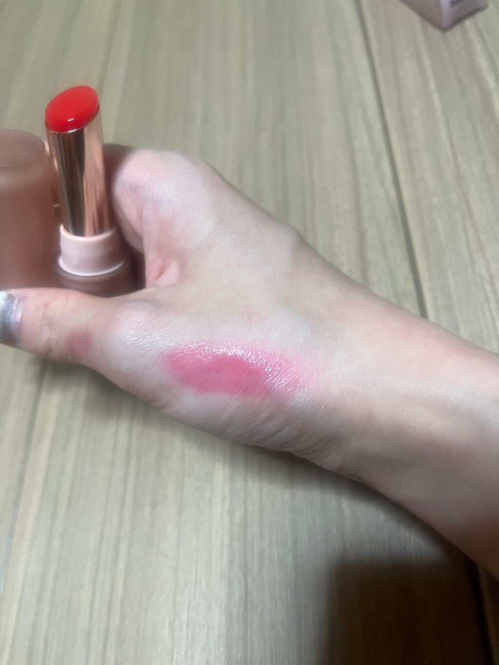 ベアーシャインリップバーム/mude/口紅を使ったクチコミ(3枚目)