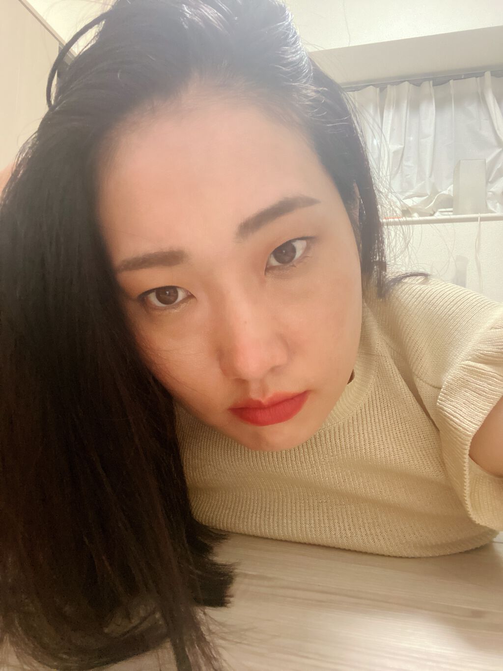 ブラッディライアー コーティングティント/lilybyred/リップティントを使ったクチコミ（2枚目）