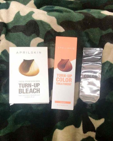 ターンアップカラー トリートメント/APRILSKIN/ヘアカラーを使ったクチコミ(1枚目)