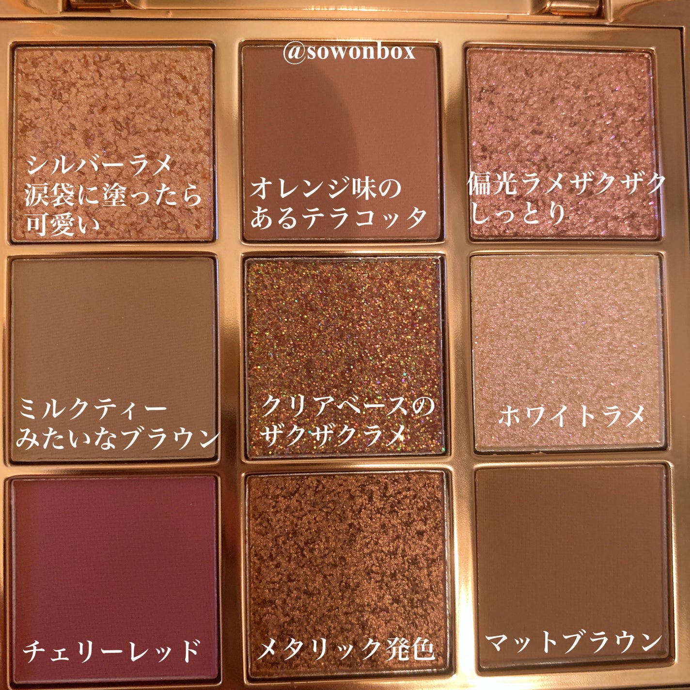 VenusMarble 9色アイシャドウパレット/Venus Marble/アイシャドウパレットを使ったクチコミ(5枚目)