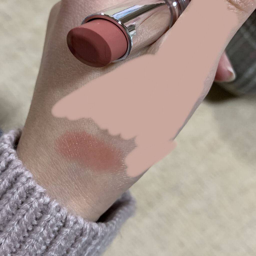 ラスティンググロスリップ/CEZANNE/口紅を使ったクチコミ（3枚目）