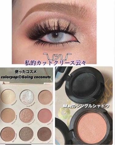 Going Coconuts Bronzed Eyeshadow Palette/ColourPop/アイシャドウパレットを使ったクチコミ（1枚目）