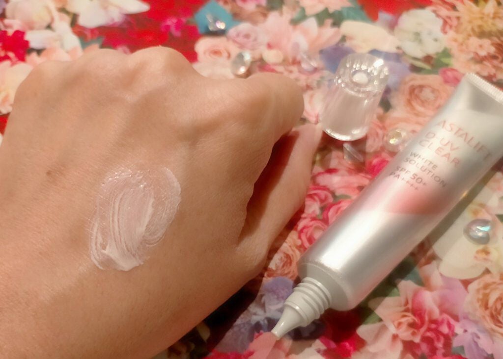 D-UVクリア ホワイトソリューション/アスタリフト/日焼け止めクリームを使ったクチコミ(4枚目)