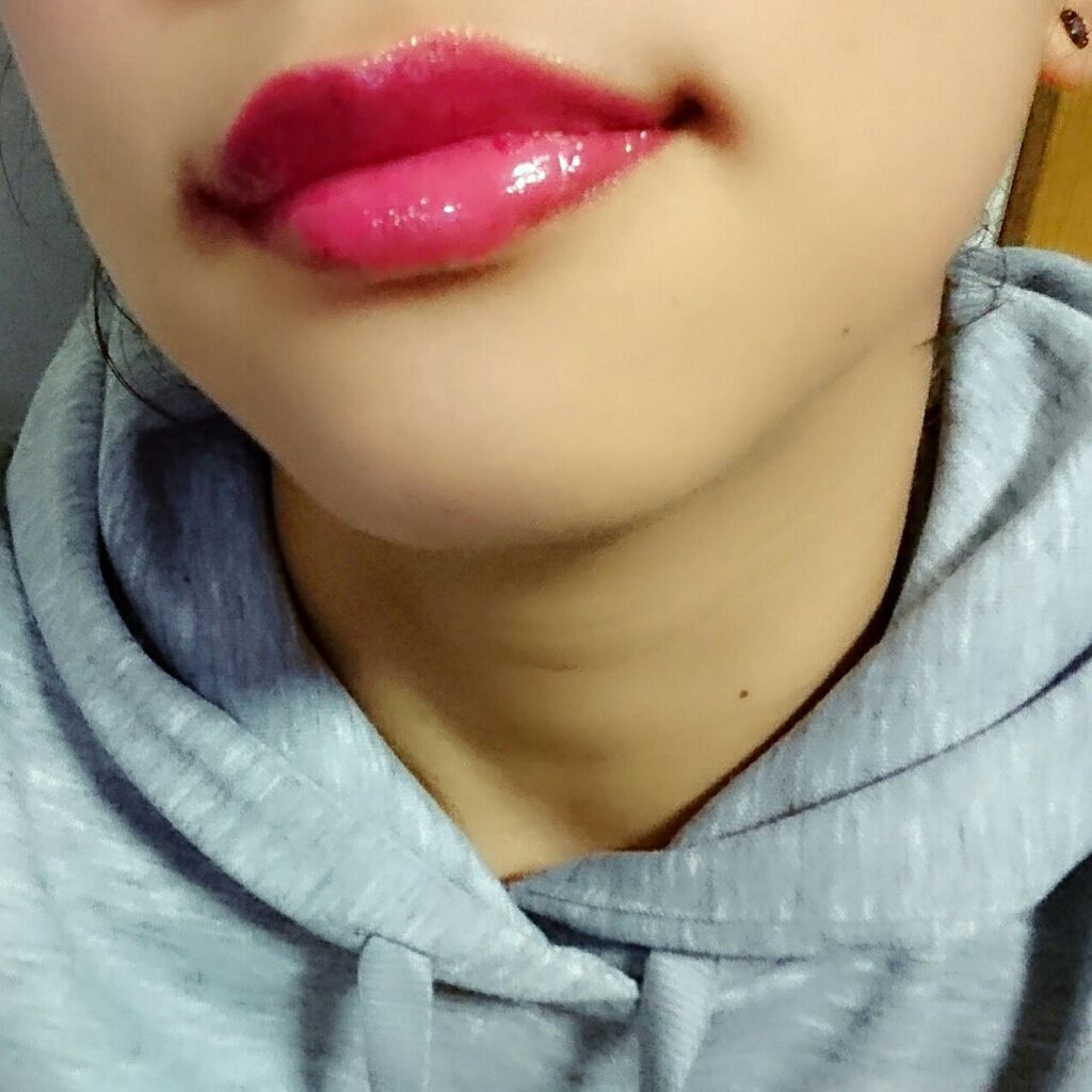 オールインワンルージュ/リトルレディ リュクス/リップグロスを使ったクチコミ(3枚目)