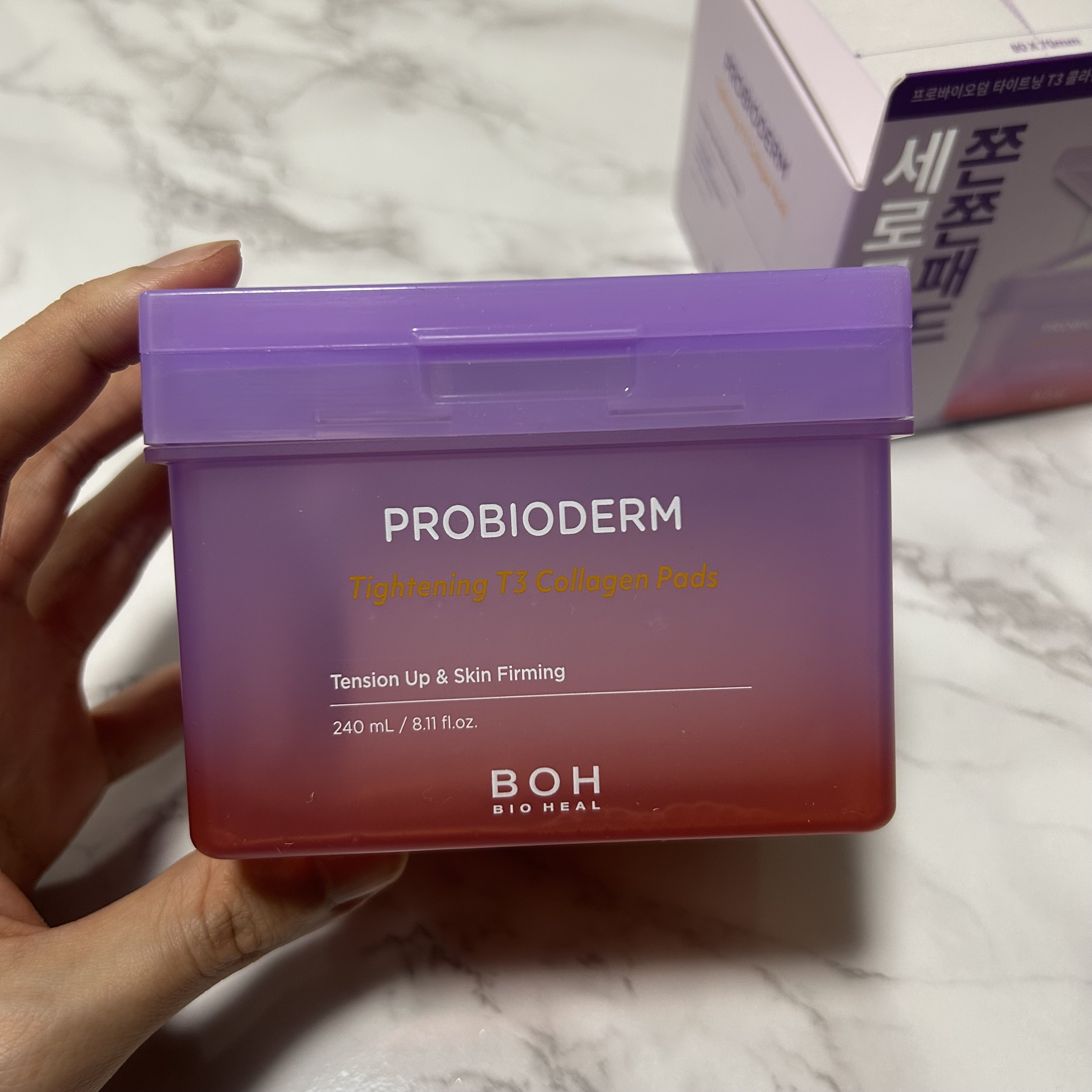 プロバイオダームタイトニングT3コラーゲンパッド/BIOHEAL BOH/トナーパッドを使ったクチコミ（1枚目）