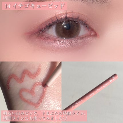 クリーミータッチライナー/キャンメイク/ジェルアイライナーを使ったクチコミ(6枚目)