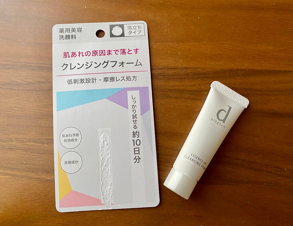 エッセンスイン クレンジングフォーム/d プログラム/洗顔フォームを使ったクチコミ(1枚目)