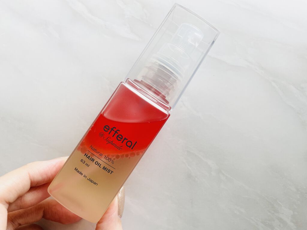 ヘアオイルミスト/efferal/ヘアミストを使ったクチコミ（1枚目）