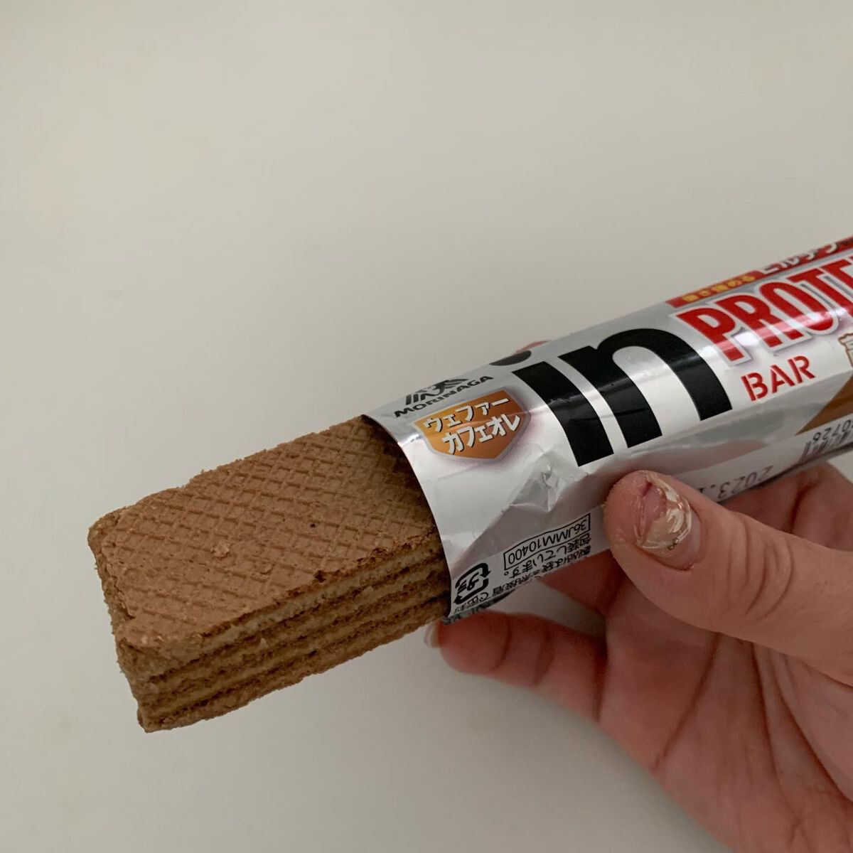 inバープロテイン/森永製菓/プロテインバーを使ったクチコミ（3枚目）