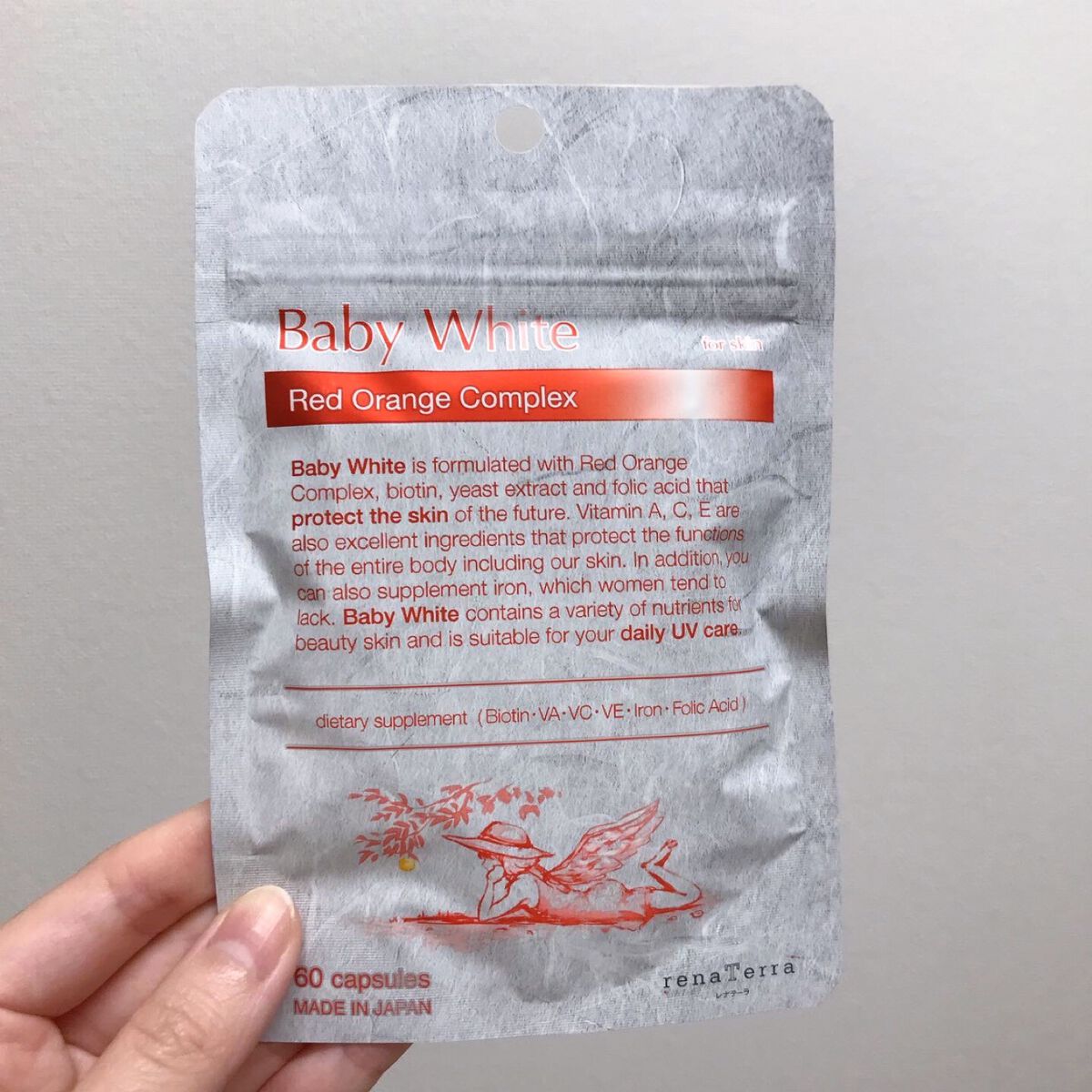 Baby White 60粒/renaTerra/美容サプリメントを使ったクチコミ(4枚目)