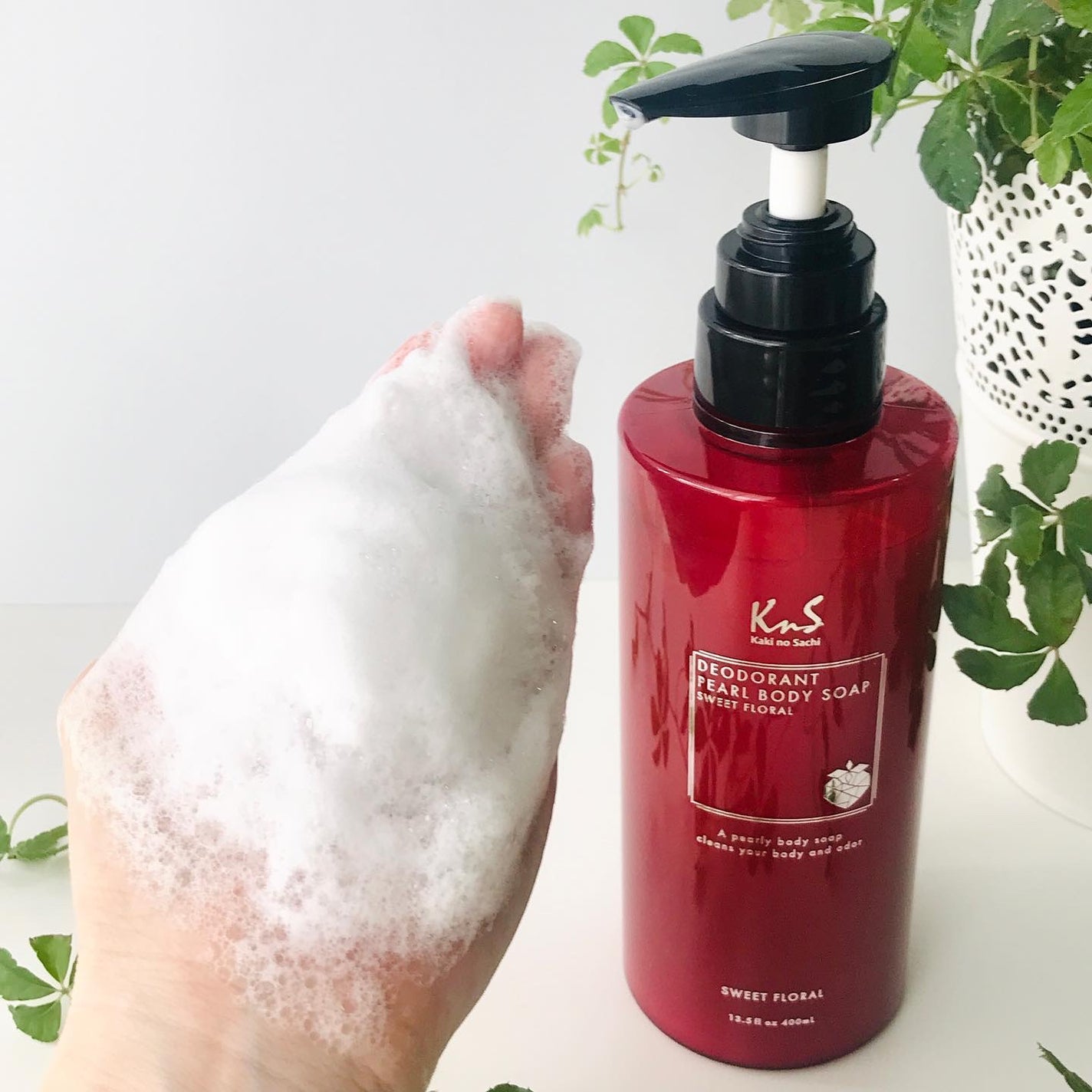 柿のさち KnS パールボディソープ/マックス/ボディソープを使ったクチコミ(3枚目)