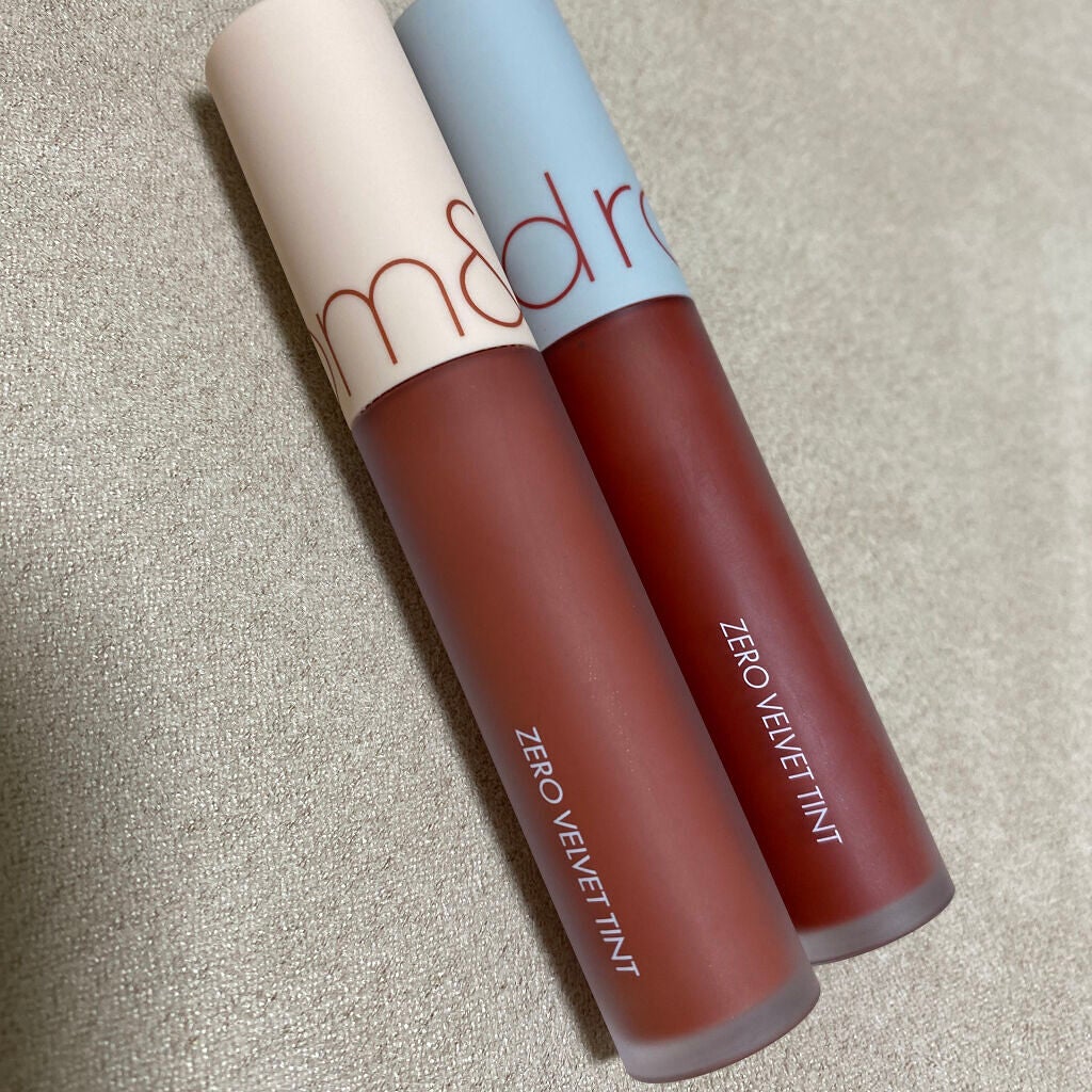 ゼロベルベットティント/rom&nd/リップティントを使ったクチコミ(1枚目)