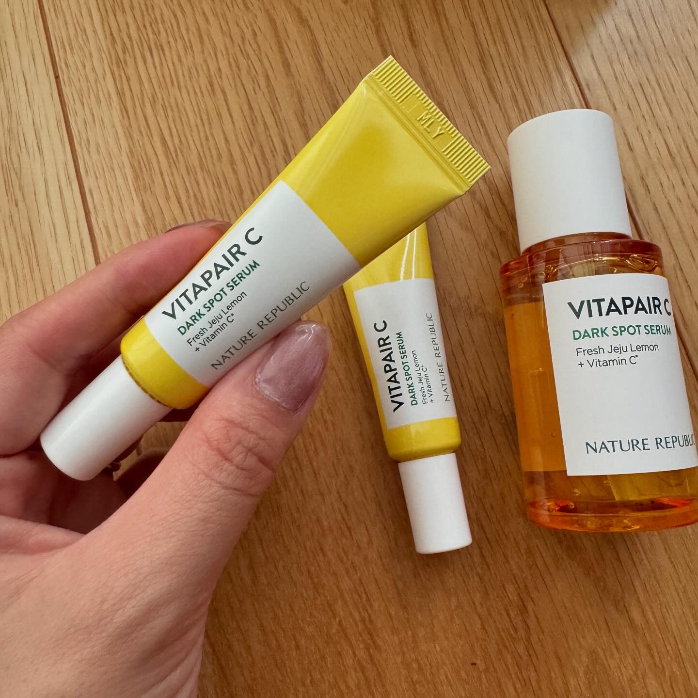 ネイチャーリパブリック ビタペアC 集中美容液スペシャルセットのクチコミ「 
以前LIPSで購入したビタミンC美容液が、オバ⚪︎超え！？の名品だったので紹介します✨
⁡.....」（3枚目）