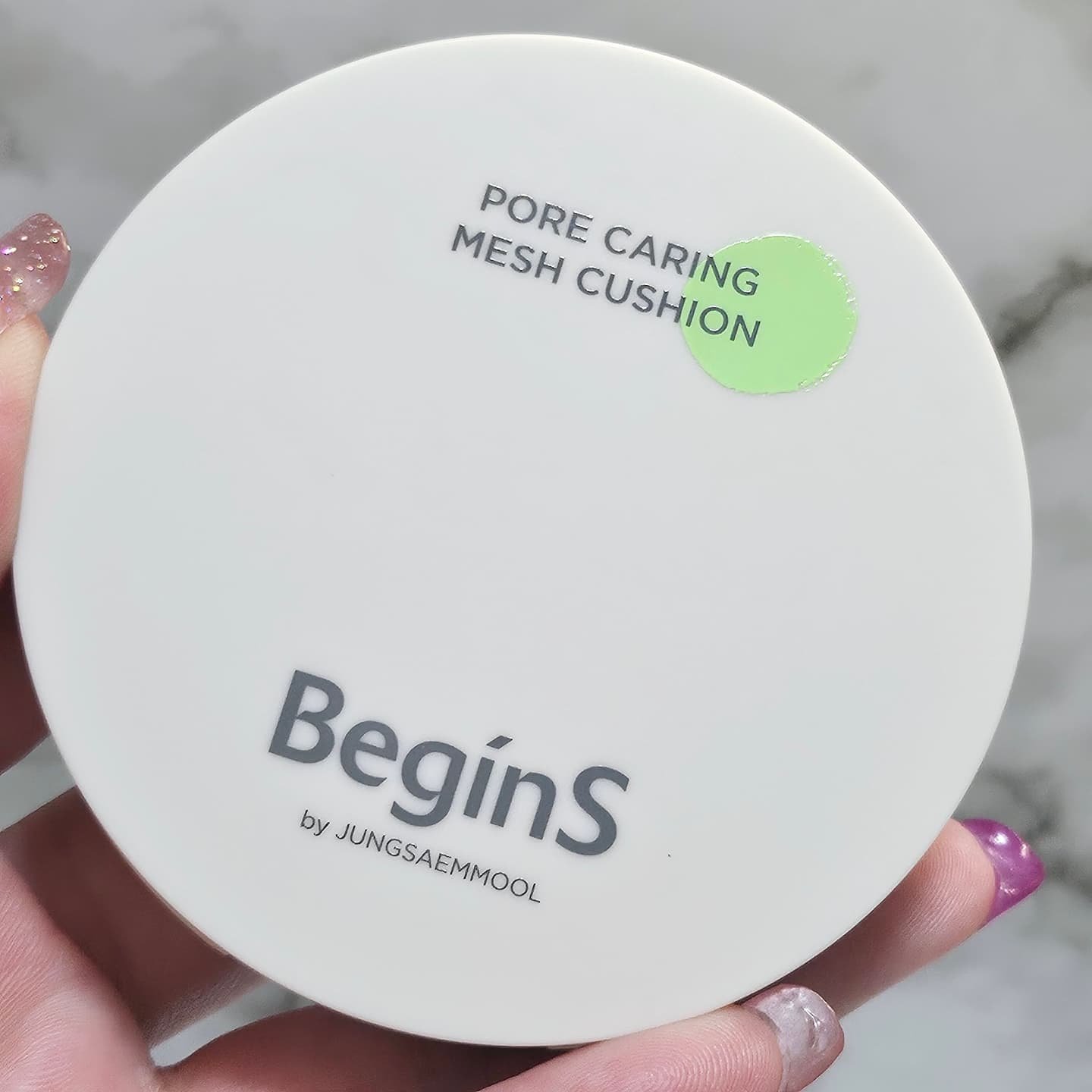 Pore Caring Mesh Cushion 23 ベージュ/BeginS by JUNGSAEMMOOL/クッションファンデーションを使ったクチコミ（2枚目）