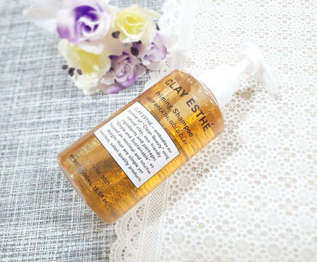 プライミングシャンプー/フォーティファイングヘアマスク ゴールドクレイ/クレイエステ/サロンシャンプーを使ったクチコミ（1枚目）