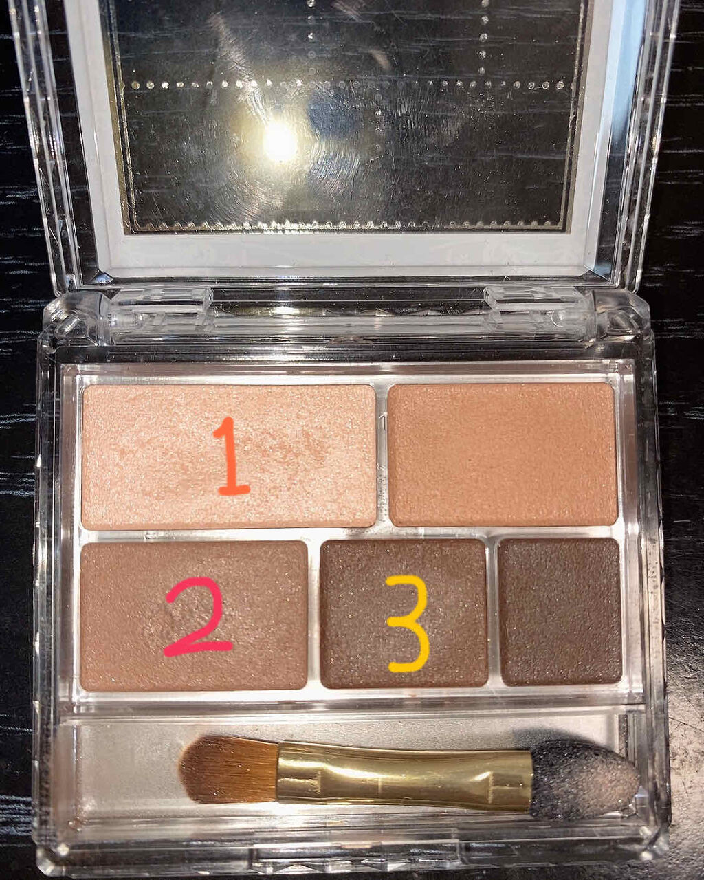 スキニーリッチシャドウ/excel/アイシャドウパレットを使ったクチコミ（2枚目）