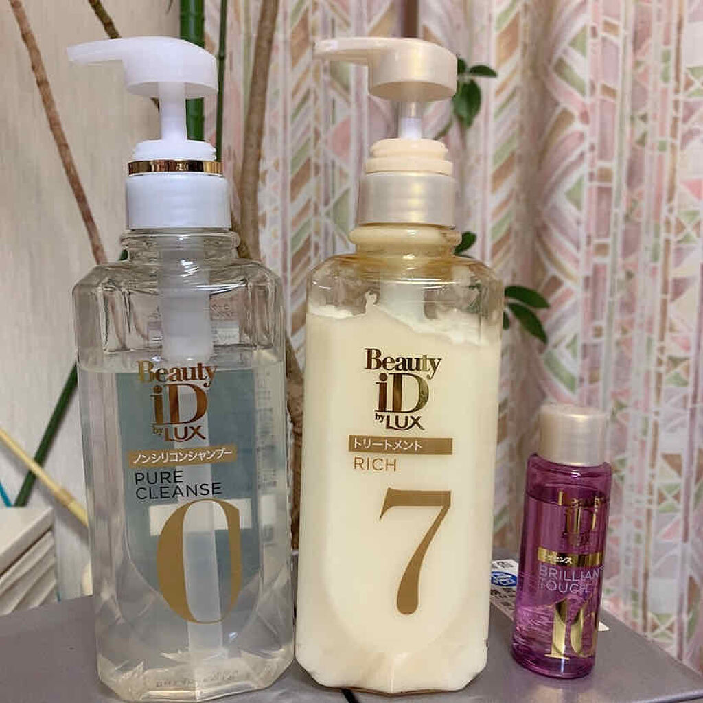 ラックス ビューティーiD ピュアクレンズ シャンプー&リッチ/コントロール/ライブリー トリートメント/LUX/市販シャンプーを使ったクチコミ（2枚目）