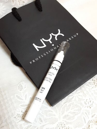 NYX Professional Makeup ジャンボ アイ ペンシルのクチコミ「NYX
ジャンボアイペンシル
604【milk】


スウォッチ..」（1枚目）