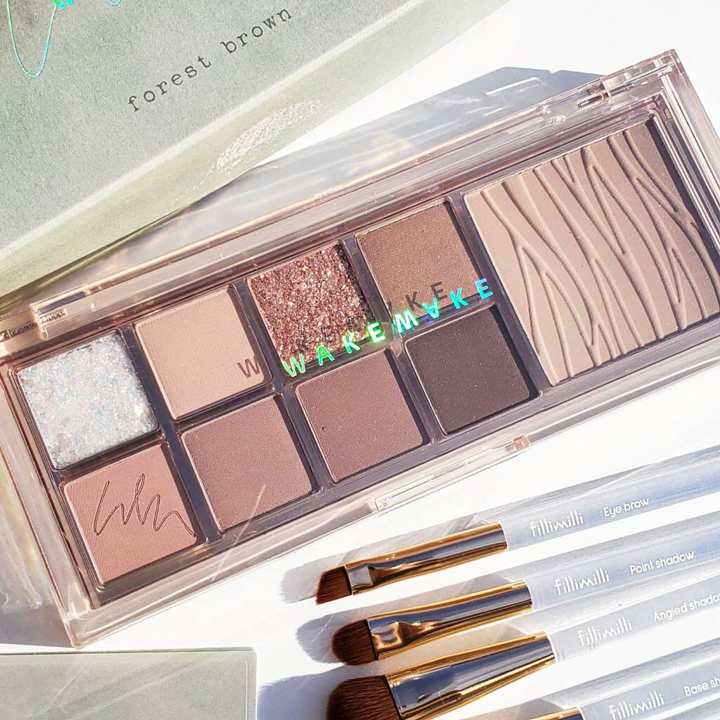 ミックスブラーリングアイパレット/wakemake/マルチパレットを使ったクチコミ（2枚目）