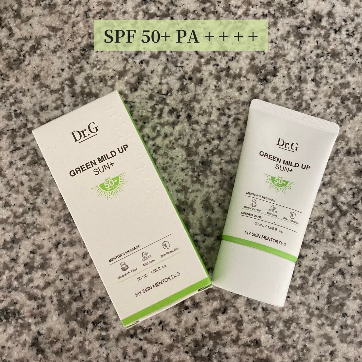 グリーンマイルドアップサンプラス/Dr.G/日焼け止めクリームを使ったクチコミ(2枚目)