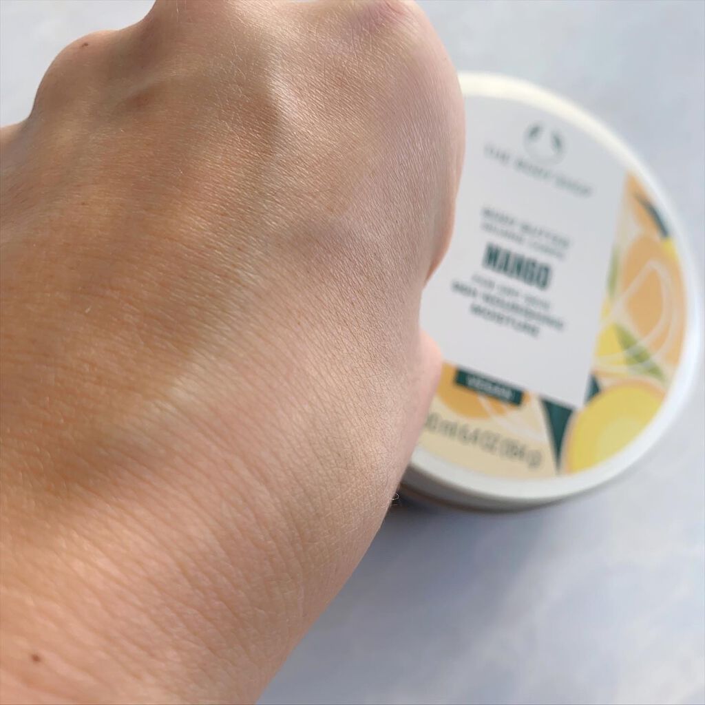 ボディバター マンゴー/THE BODY SHOP/ボディクリームを使ったクチコミ(4枚目)