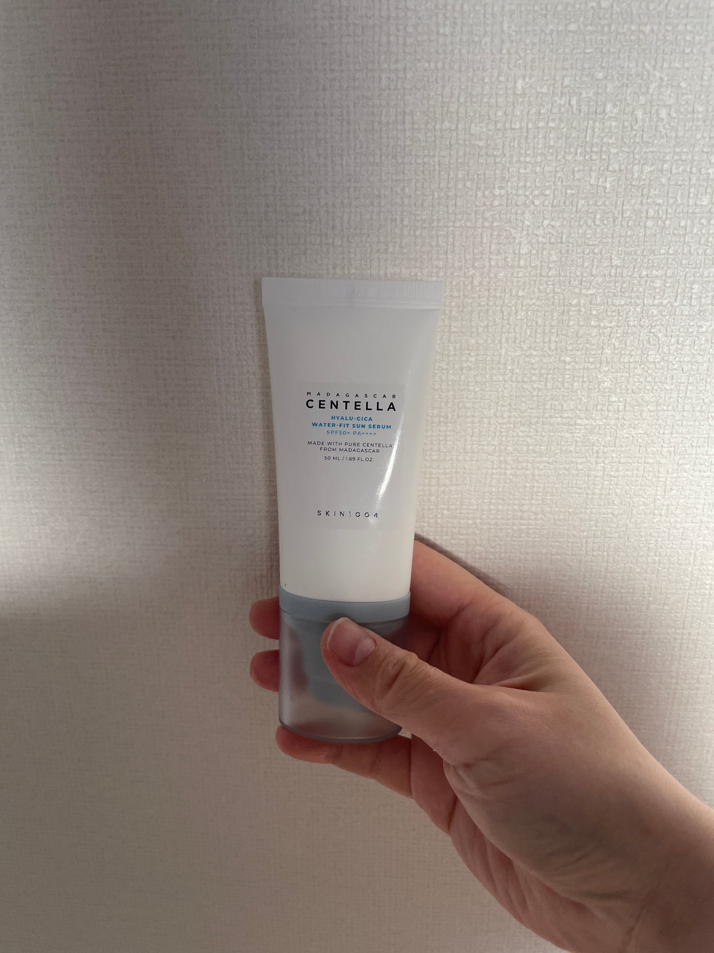 ヒアルーシカ ウォーターフィット サンセラム/SKIN1004/日焼け止めローションを使ったクチコミ(1枚目)