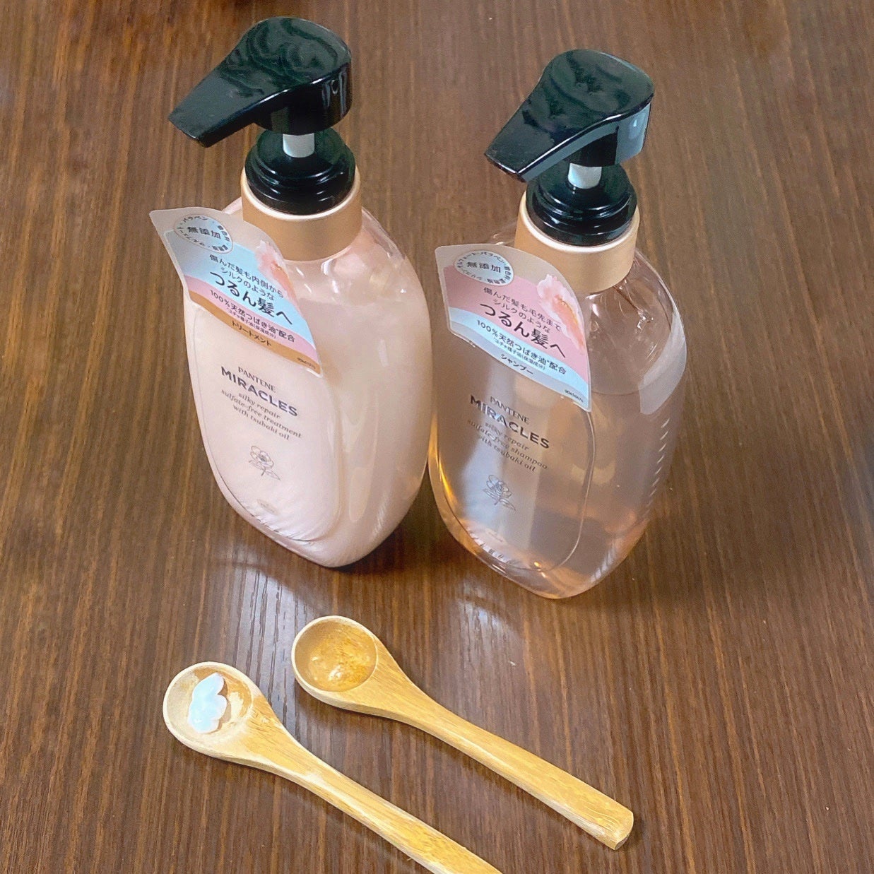 ミラクルズ サルフェート無添加&ジェントルリペア ボンドリペア シャンプー/トリートメント/パンテーン/市販シャンプーを使ったクチコミ(2枚目)