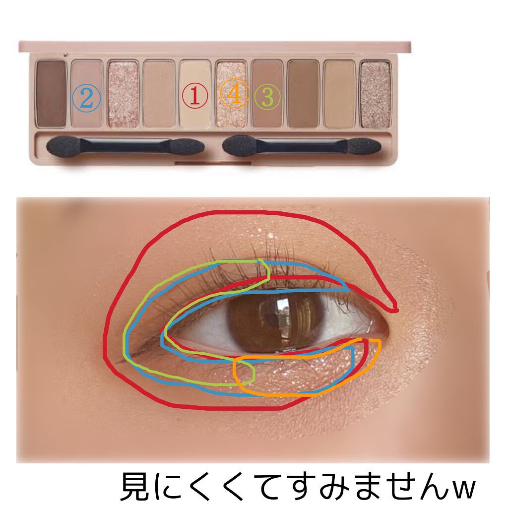プレイカラー アイシャドウ/ETUDE/アイシャドウパレットを使ったクチコミ（2枚目）