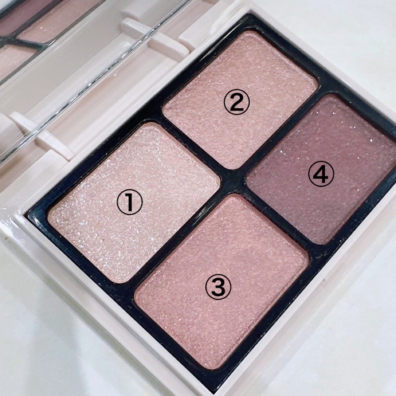 ニュアンスカラーアイズ/Enamor/アイシャドウパレットを使ったクチコミ(2枚目)